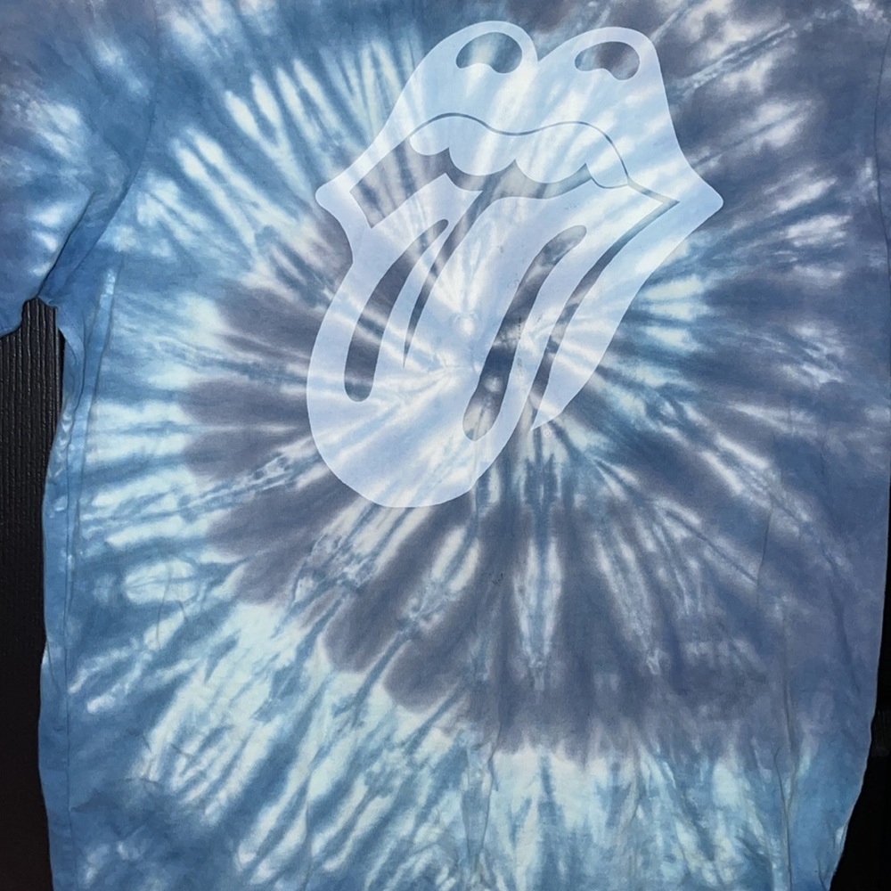 Tye Dye Rolling Stones Graphic Tee